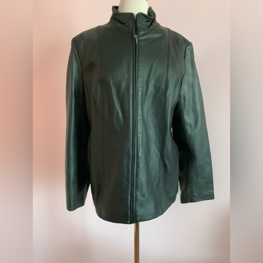 George Black Faux Leather Jacket